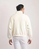 OFF WHITE ZIP TOP SWEATSHIRT